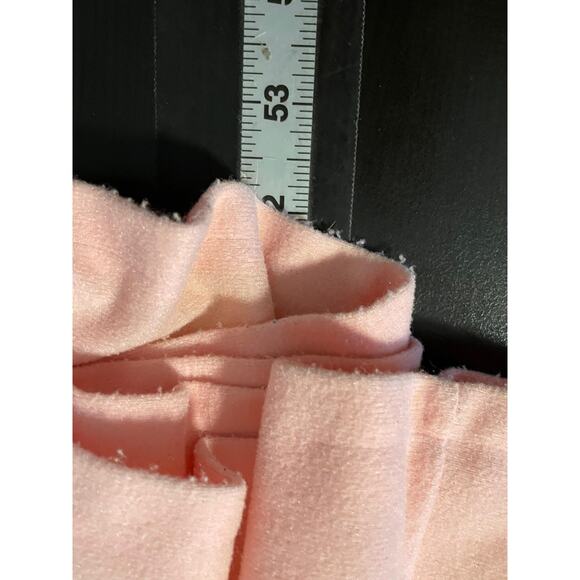 Vintage Models Coat Housecoat Nightgown Womens Large Pink Lace Cottagecore 70s - Picture 5 of 6